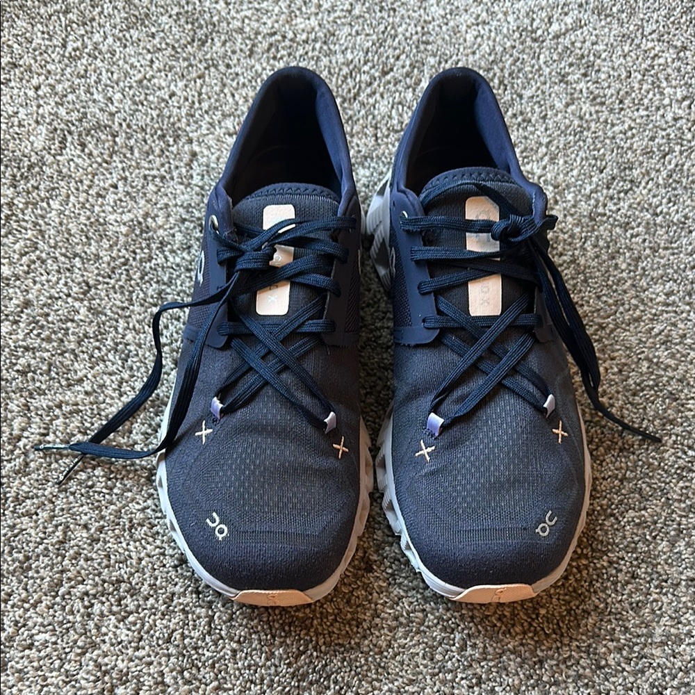 On Running Navy Blue Athletic Shoes